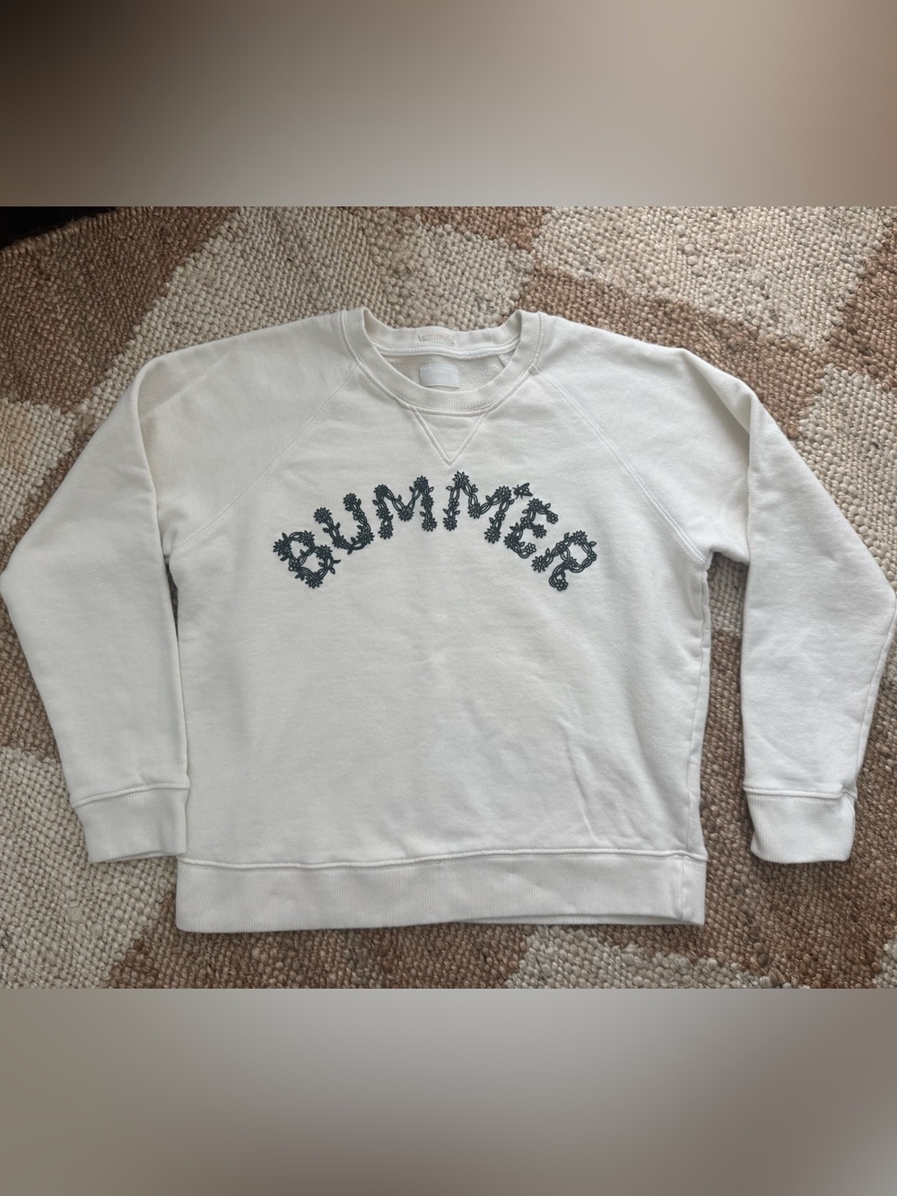 MOTHER The Square Bummer Crewneck Sweatshirt - Women's Small